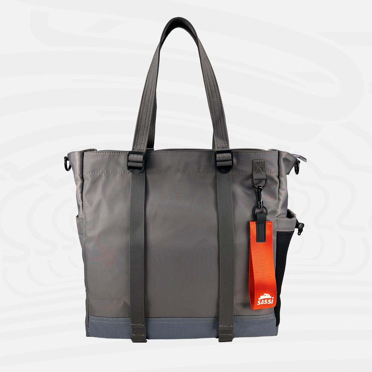 Apollo Tote — Gray - Apollo Front