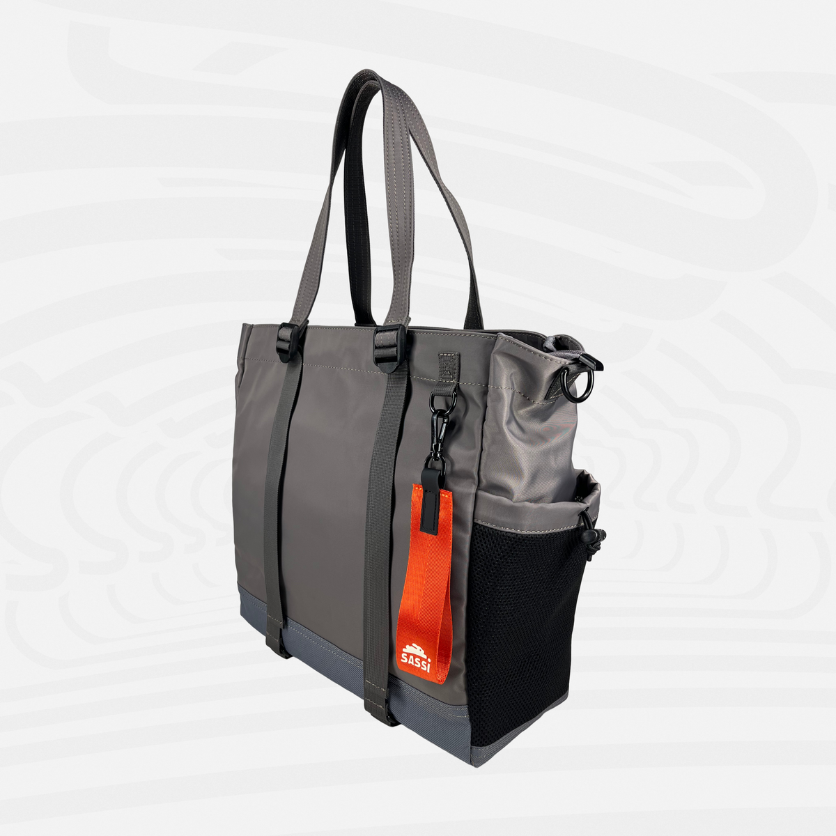 Apollo Tote — Gray - Apollo Side