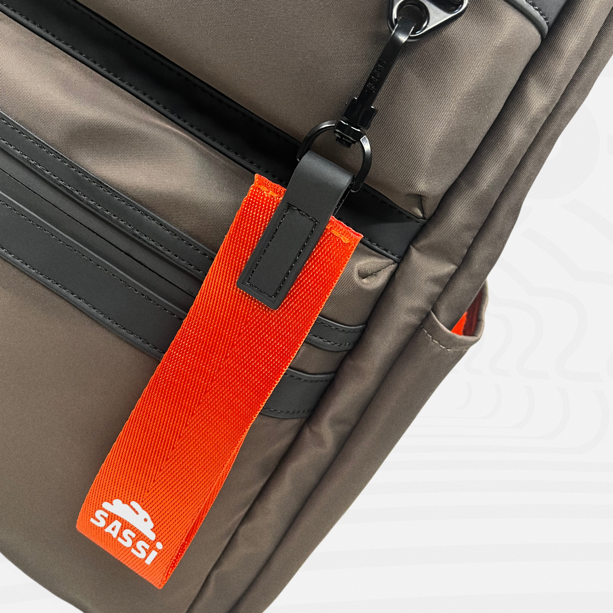 Aries Backpack — Warm Gray - Aries SASSi hangtag