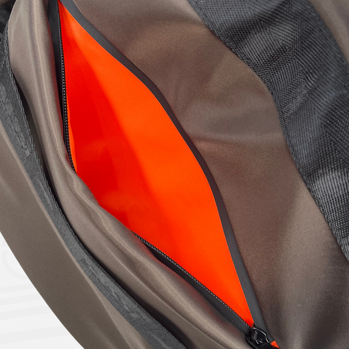 Aries Backpack — Warm Gray - Aries back secret pocket