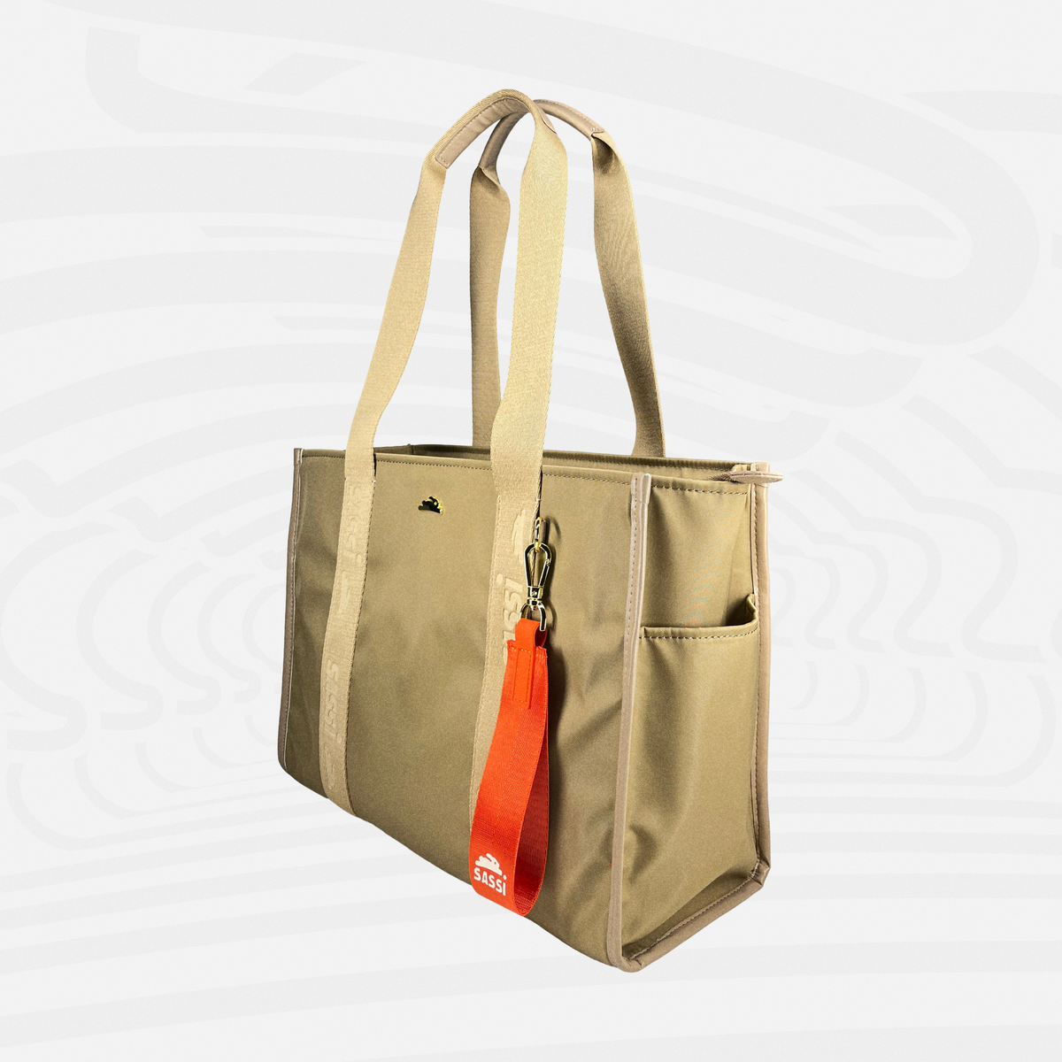 Artemis Tote — Beige - Artemis Side