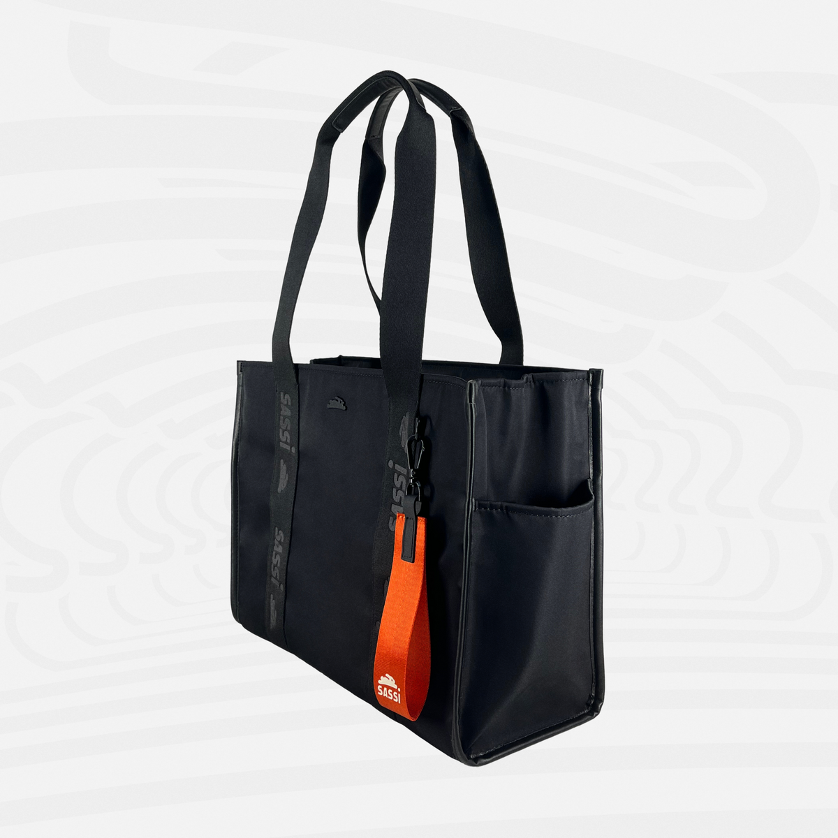 Artemis Tote — Black - Artemis Side