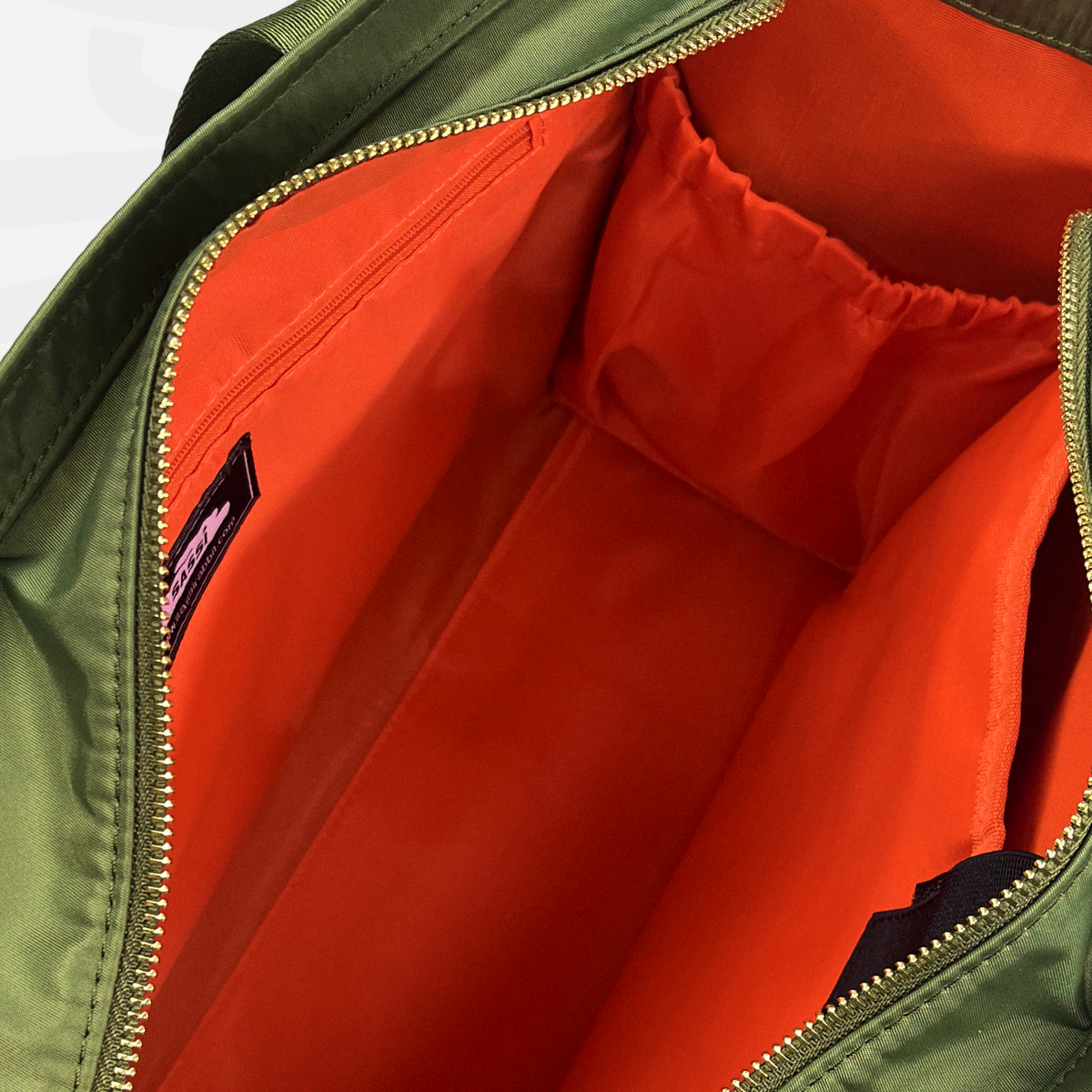 Artemis Tote — Green - Artemis Lining