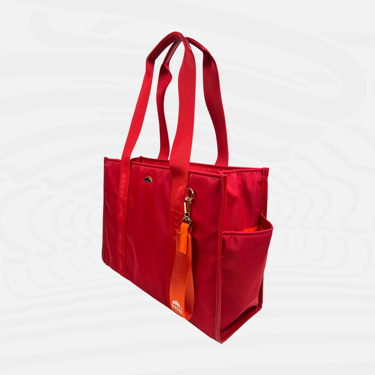 Artemis Tote — Red - Artemis Side