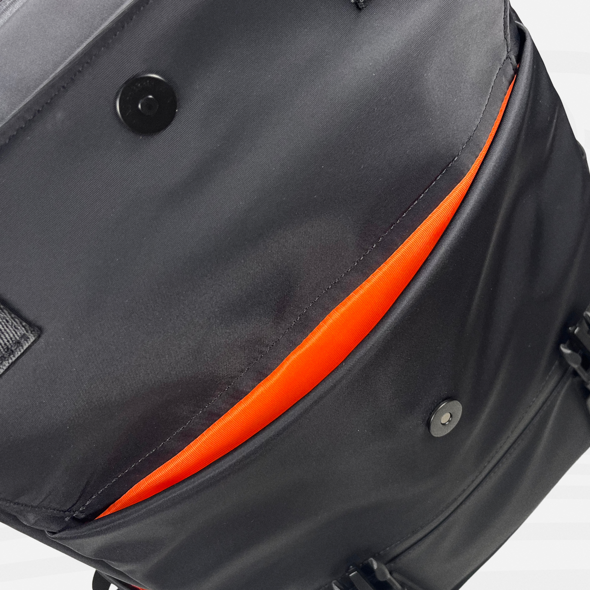 Atreus Backpack — Black - Atreus front flap pocket