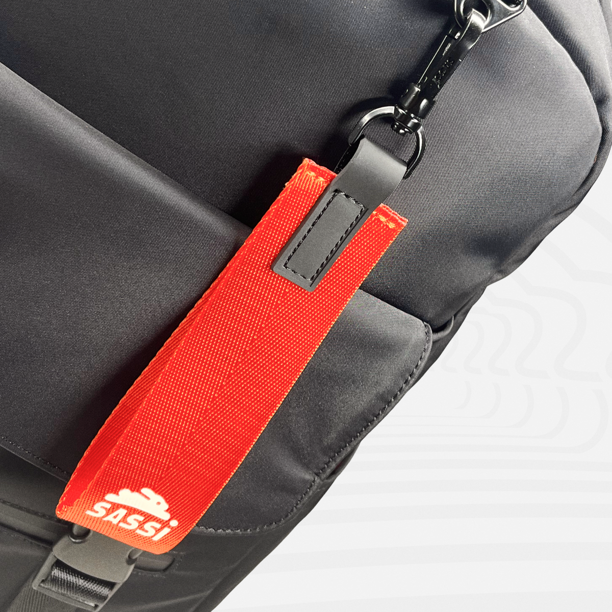 Atreus Backpack — Black - Atreus SASSi hangtag